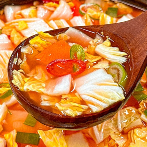 국내산 알배추 무 나박 물김치 1kg